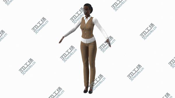 images/goods_img/20210312/Dark Skin Business Style Woman Rigged 3D/2.jpg